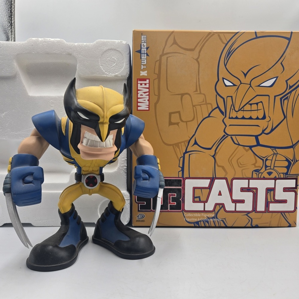 Marvel Subcasts WOLVERINE Figurine Statue Upper Deck X Tweeqim 349/2000 Read!